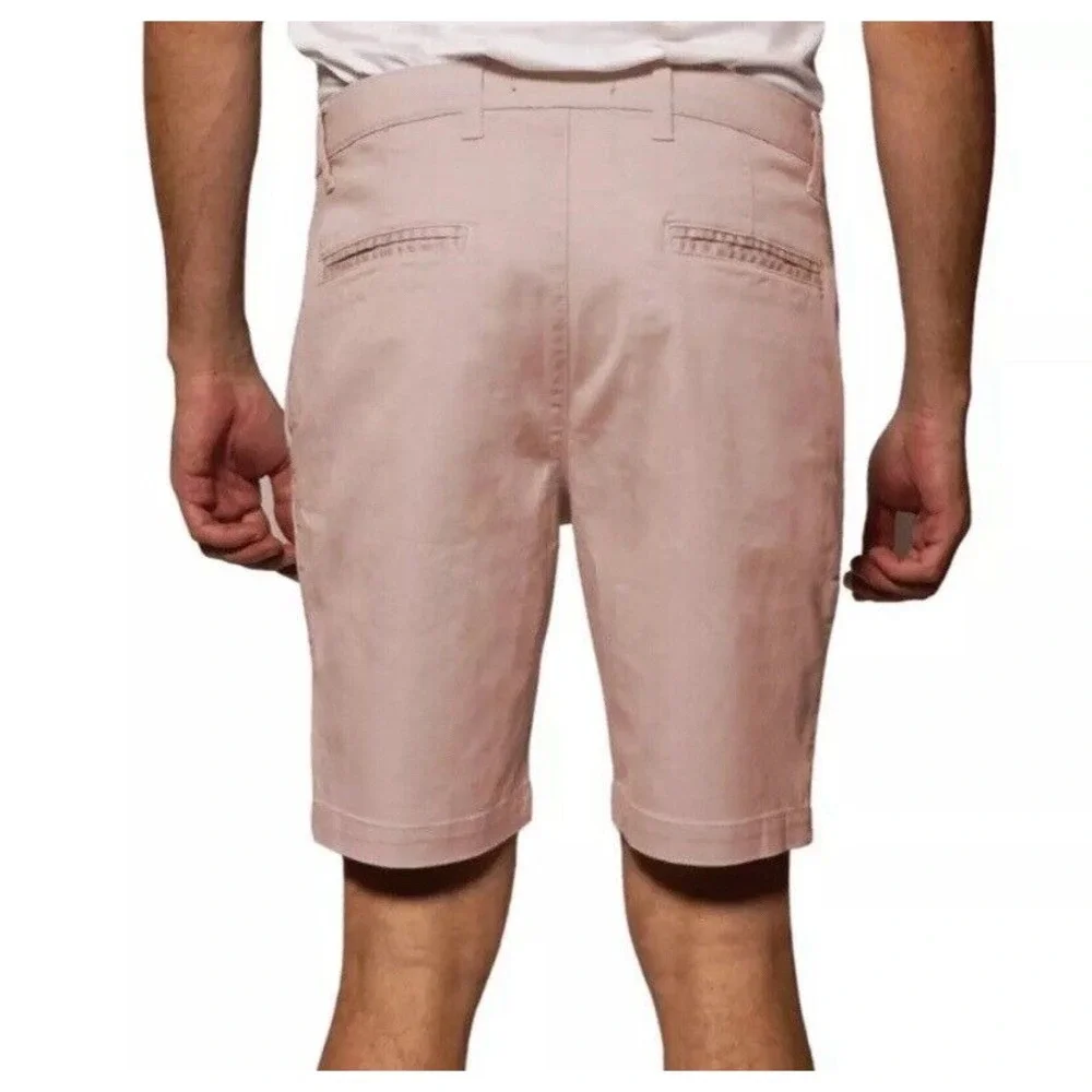 NWT Mens‎ Monfrere Cruise Pink Chino Shorts Size 38